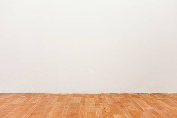 Empty room background with a wooden floor.