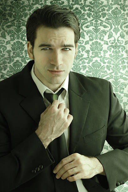 istock Classic retro man in suit 451822881