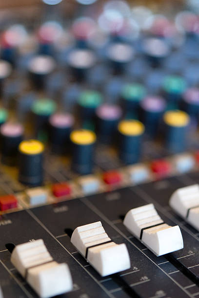 istock dj Sound mixer  close up 451824977