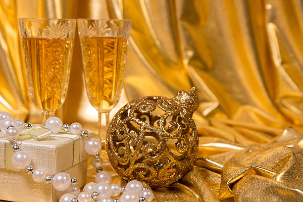 istock golden christmas background 451825027