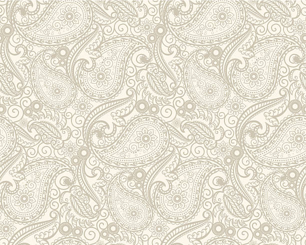 Paisley pattern Vintage floral seamless paisley pattern paisley pattern stock illustrations