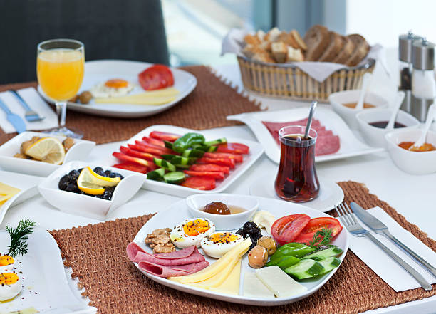 istock Rich and delicious Turkish breakfast 451828271