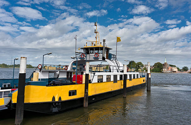 istock Ferry boat on the Nieuwe Maas river 451828455