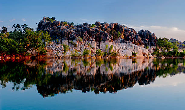 fitzroy rive e geikie gorge - broome - fotografias e filmes do acervo