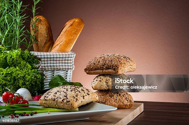 Colorful Breakfast Concept With Natural Sandwich Stock Photo - Download Image Now - Adulation, Adult, Awe