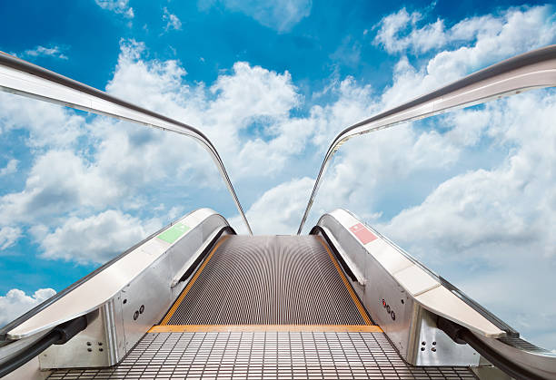 istock Stair way leading to the sky 451842451
