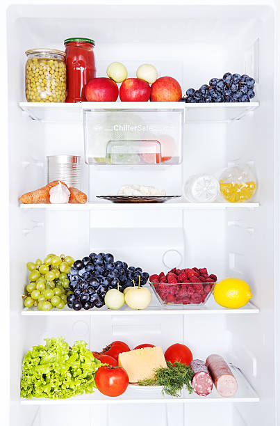 istock Refrigerator full of food 451844505