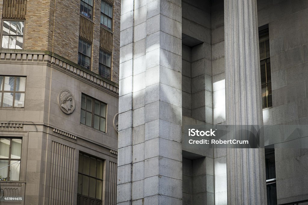 Edifici nel quartiere finanziario, New York City - Foto stock royalty-free di Affari