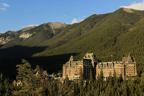 istock Banff Springs Hotel at Sunrise 451860161