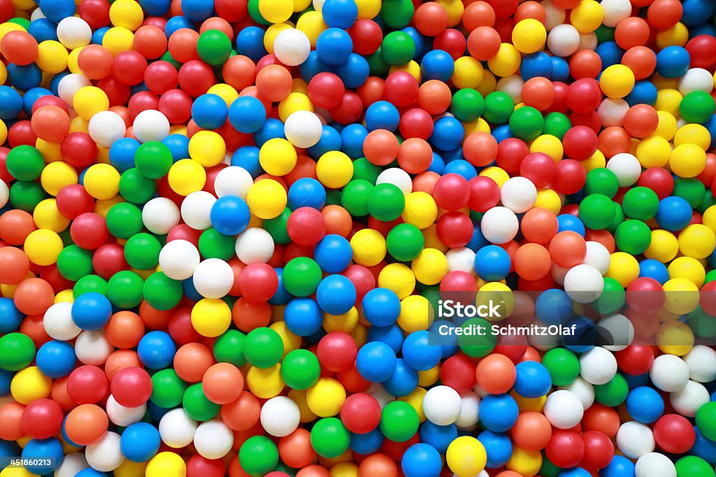 Colorful plastic balls in ball pit colorful plastic balls in ball pit Ball Pool Stock Photo