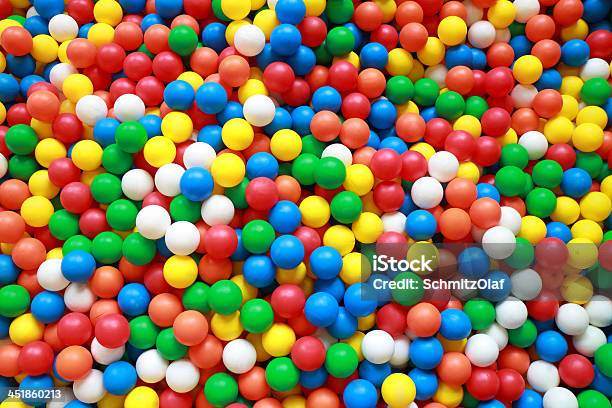 Colorful Plastic Balls In Ball Pit Stock Photo - Download Image Now - Ball Pool, Sports Ball, Sphere