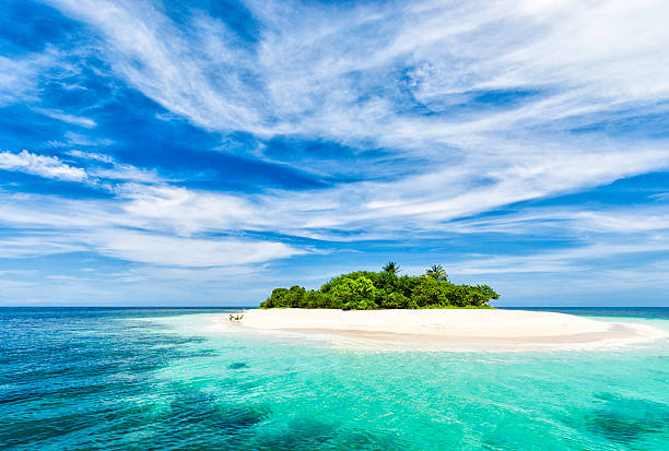 istock Lonely tropical island in the Caribbean 451860221