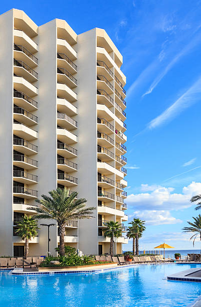 istock Resort hotel and swimming pool 451860479