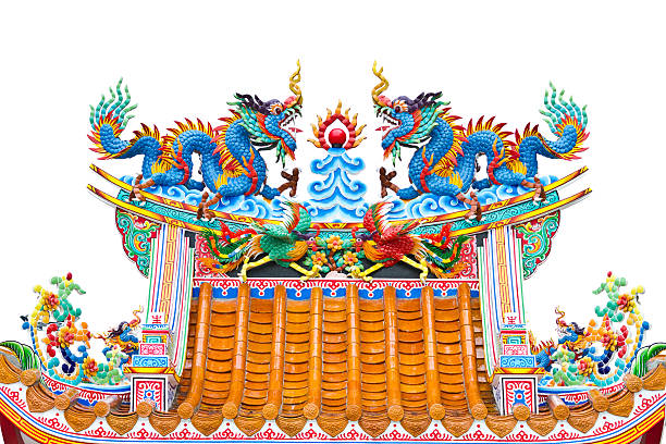 dragon - dragon china singapore temple stock-fotos und bilder
