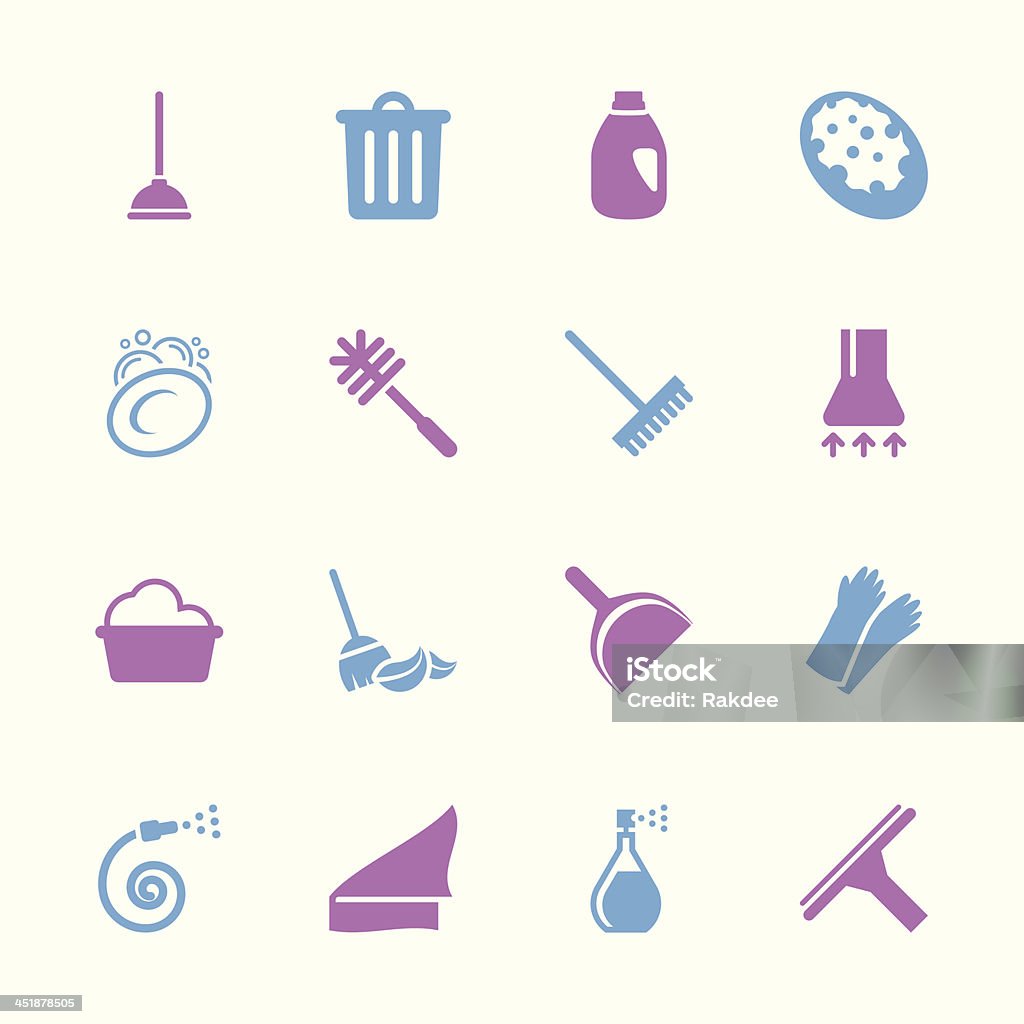 Cleaning Icons - Color Series | EPS10 Cleaning Icons Color Series Vector EPS10 File. Laundry stock vector