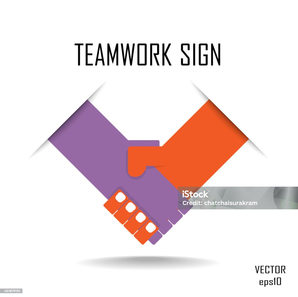 Team Sign Designs Teamwork Sign Business Creative Concept Stock Illustration - Download ...