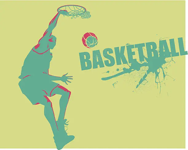 Vector illustration of Slam the Ball