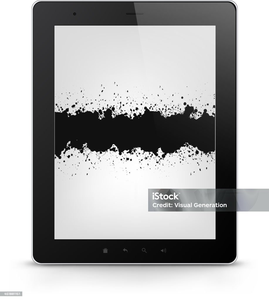 Tablet PC. Vector EPS 10. - arte vectorial de Abstracto libre de derechos