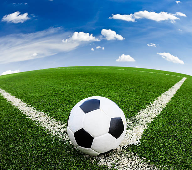 istock football on green grass field conner 451881327