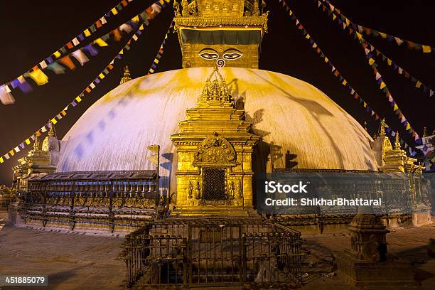 Swayambhunath Der Monkey Tempel Nepal Stockfoto und mehr Bilder von Alt - Alt, Architektur, Asien