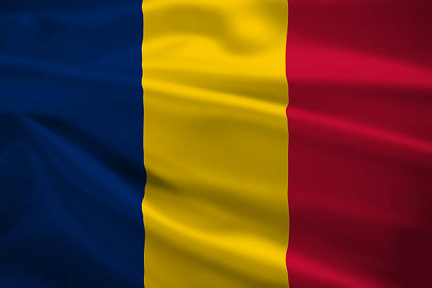 istock Chad flag blowing in the wind 451885417