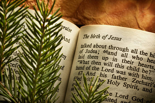 istock Bible open to Christmas passage 451885697