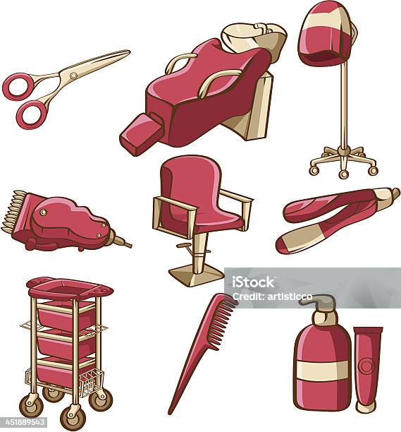 Barbershop Icons Stock Illustration - Download Image Now - Barber, Barber Shop, Bottle