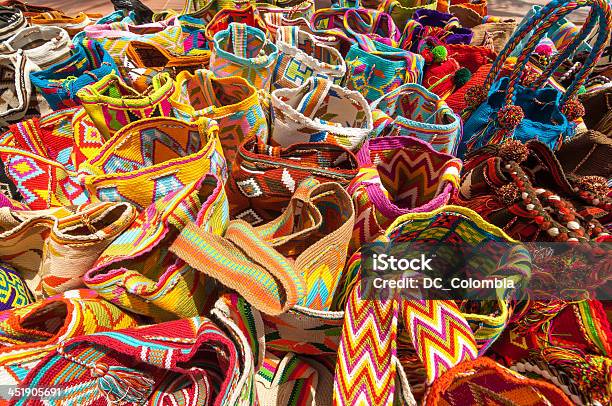 Traditional Bags In Colombia Stock Photo - Download Image Now - Colombia, Craft, Riohacha