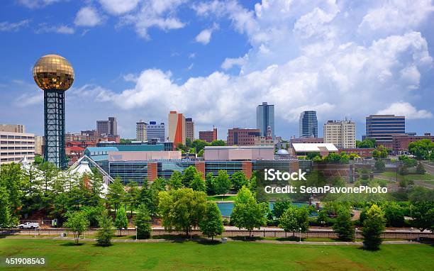 Cityscape Of Downtown Knoxville Stock Photo - Download Image Now - Knoxville - Tennessee, Tennessee, Urban Skyline