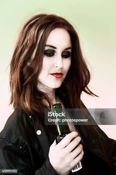 Depressed Woman Stock Photo - Download Image Now - Adult, Beer - Alcohol, Depression - Sadness