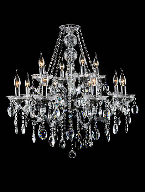 istock Contemporary glass chandelier 451912005