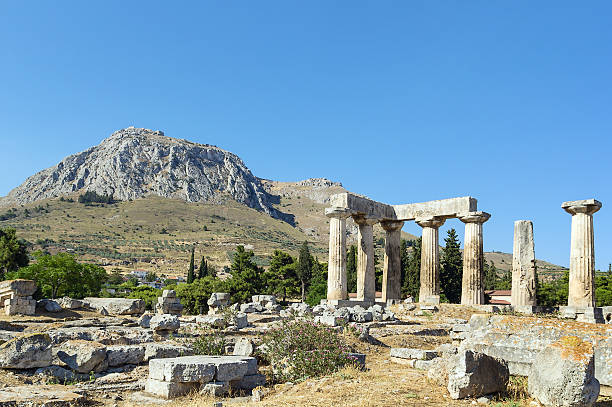istock Temple of Apollo in ancient Corinth, Greece 451918095