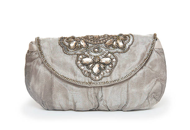 istock Elegant woman bag on white 451925527