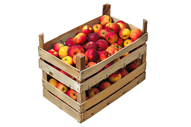 istock Crates of Red - Yellow Apples 451937171