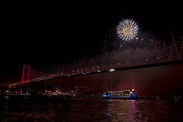 istock The Bosphorus Bridge at Turkey Republic Day 451943563