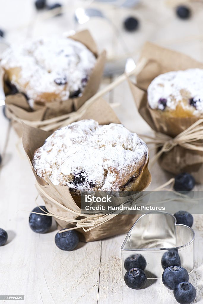 Hausgemachte Muffins - Lizenzfrei Amerikanische Heidelbeere Stock-Foto