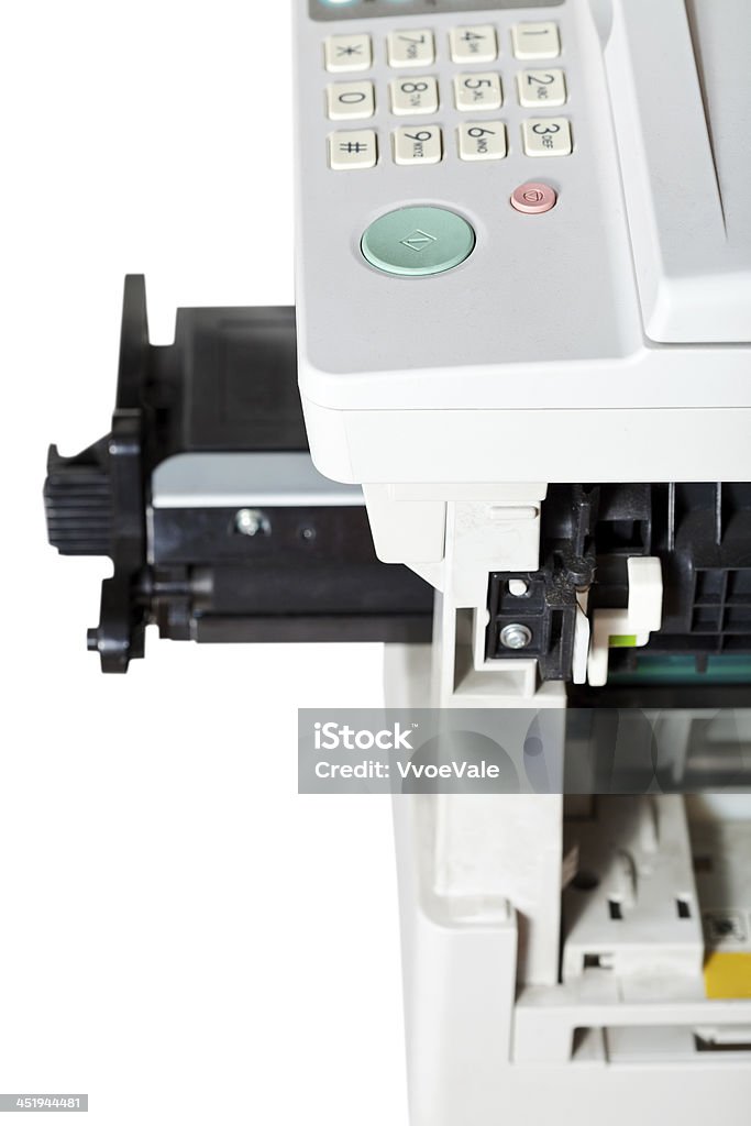 maintenance copier with inserting toner cartridge maintenance of office copier with inserting toner cartridge close up Computer Printer Stock Photo