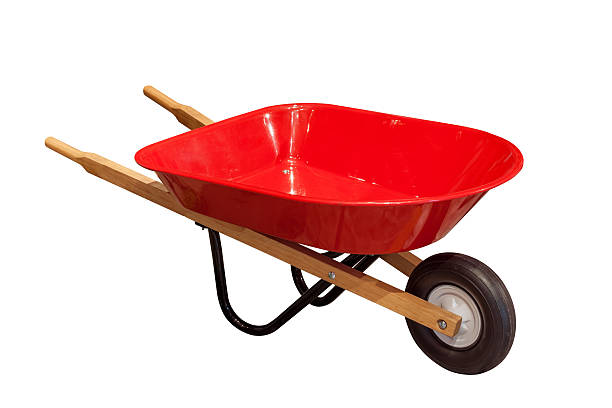 istock Garden wheelbarrow cart 451945779