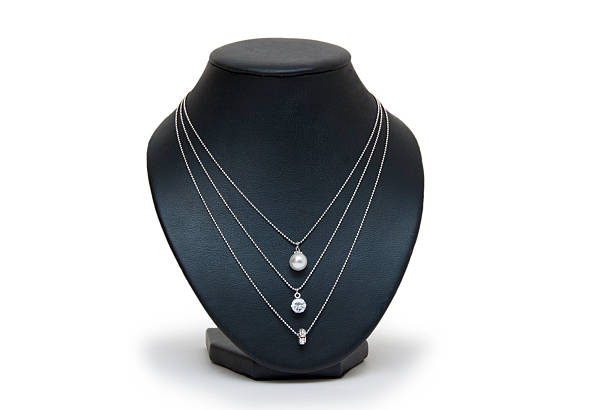 istock Necklace isolated on the white background 451945919