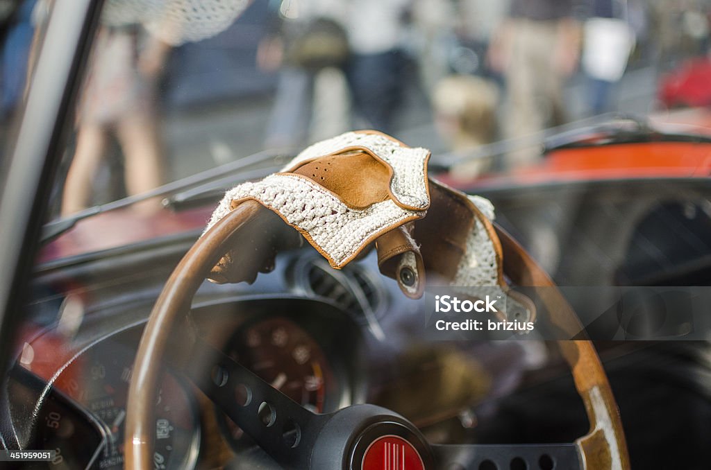 Racing-Handschuhe - Lizenzfrei Oldtimerauto Stock-Foto