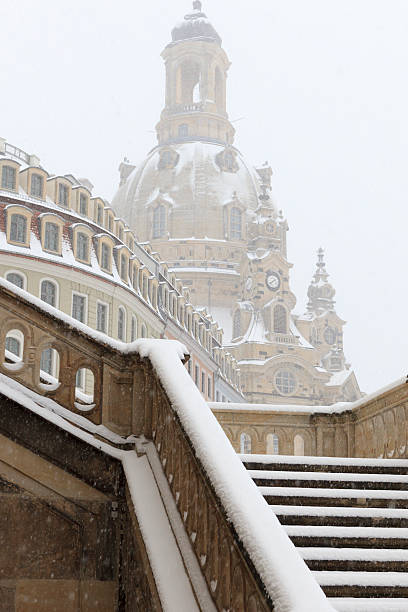 istock Frauenkirche in Dresden on a cold day 451962379