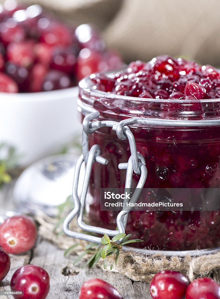 Cranberry Jam - Lizenzfrei Beere - Obst Stock-Foto