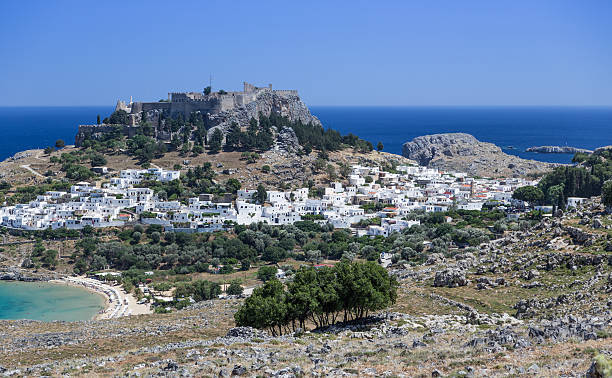 istock Lindos town in Rhodes, Greece 451966239