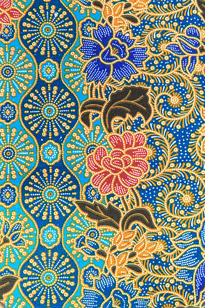 istock Thai silk background,Pattern of Thailand handmade 451966359