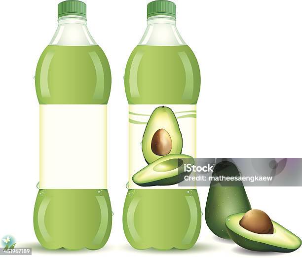 Flaschen Für Avocado Früchte Saft Vektorillustration Stock Vektor Art und mehr Bilder von Abnehmen