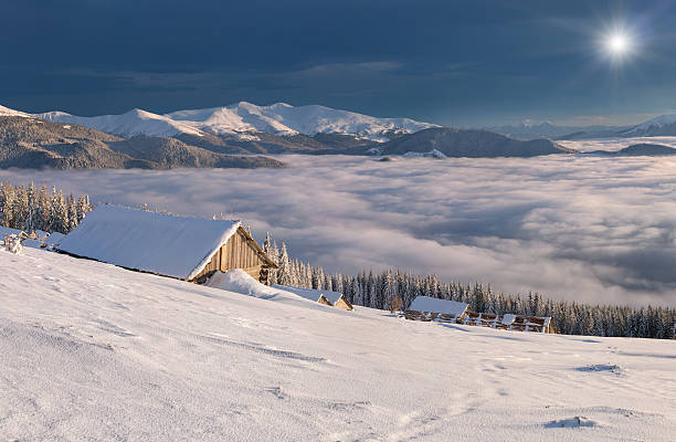 istock Beautiful winter landscape in the mountains 451974517