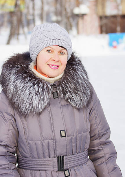 istock Beautiful woman in a winter clothes 451979067