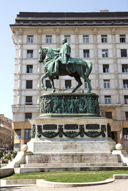 istock Monument of the Duke Mihailo Obrenovic 451984681