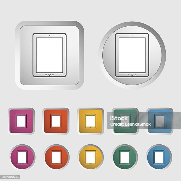 Icône De Tablette Pc Vecteurs libres de droits et plus d'images vectorielles de Affaires - Affaires, Affaires d'entreprise, Agenda