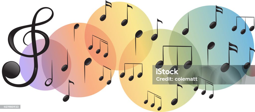 Different Kinds Of Musical Notes Stock Illustration - Download Image ...